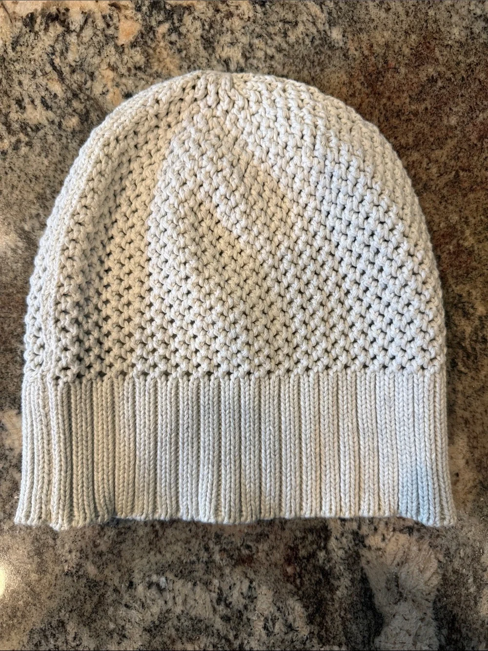 lululemon athletica Light Gray Knit Cuffed Beanie